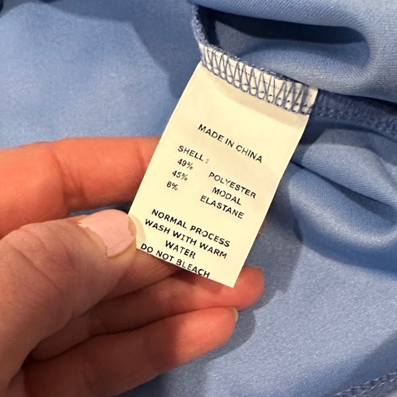 Glamaker | Women’s Periwinkle/Blue Sleeveless Zip-Up Top and Shorts Set - Picture 9 of 14